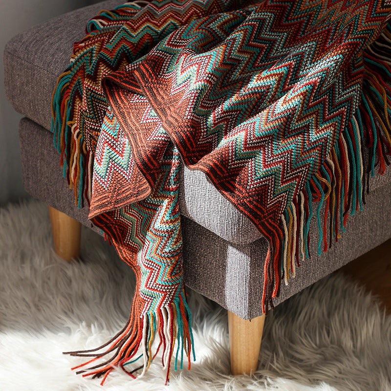 Aztec Boho Blanket