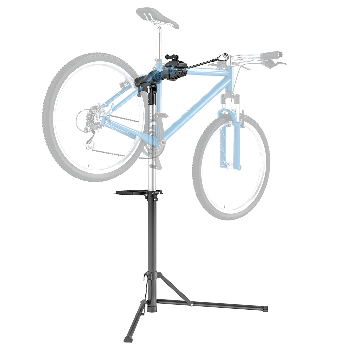 HOMCOM Bike Repair Stand, Max Load 40kg, Foldable, Height Adjustable
