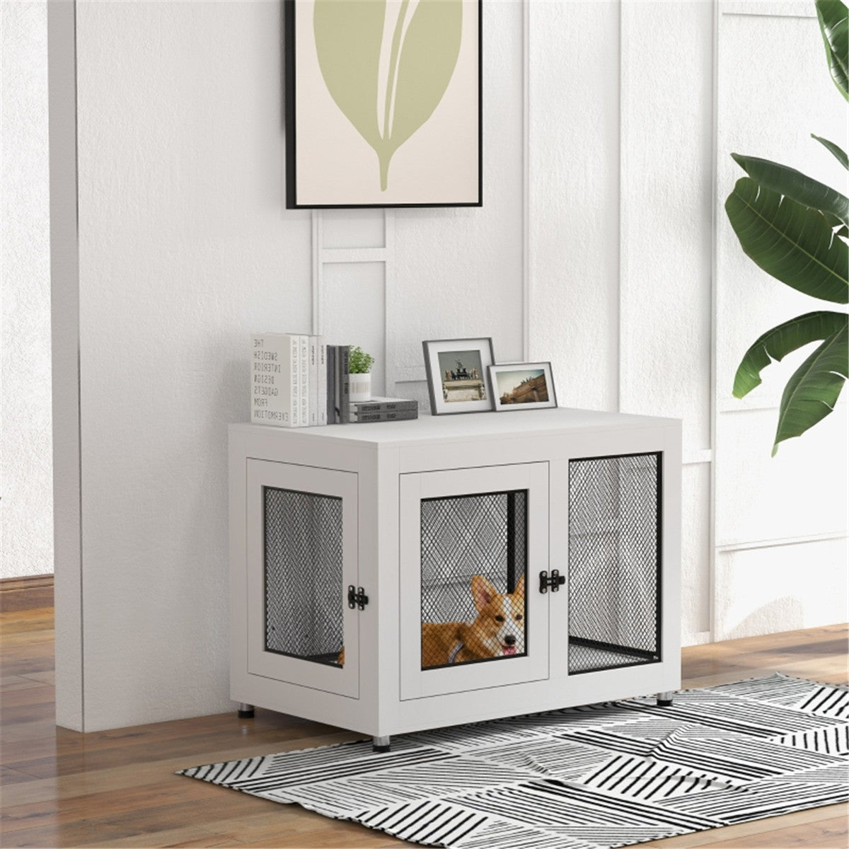 Dog Crate with Cushion
