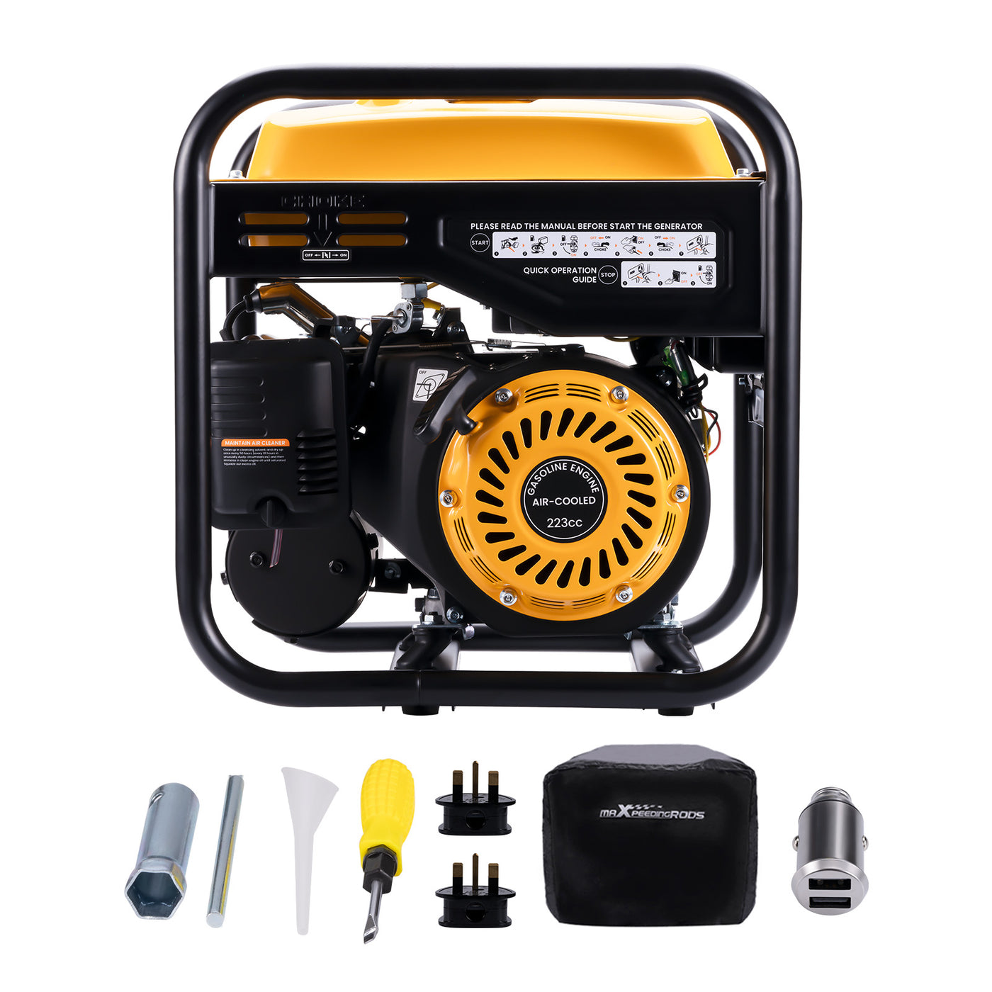 3500W Inverter Petrol Generator, 4 Stroke Engine, 26KG