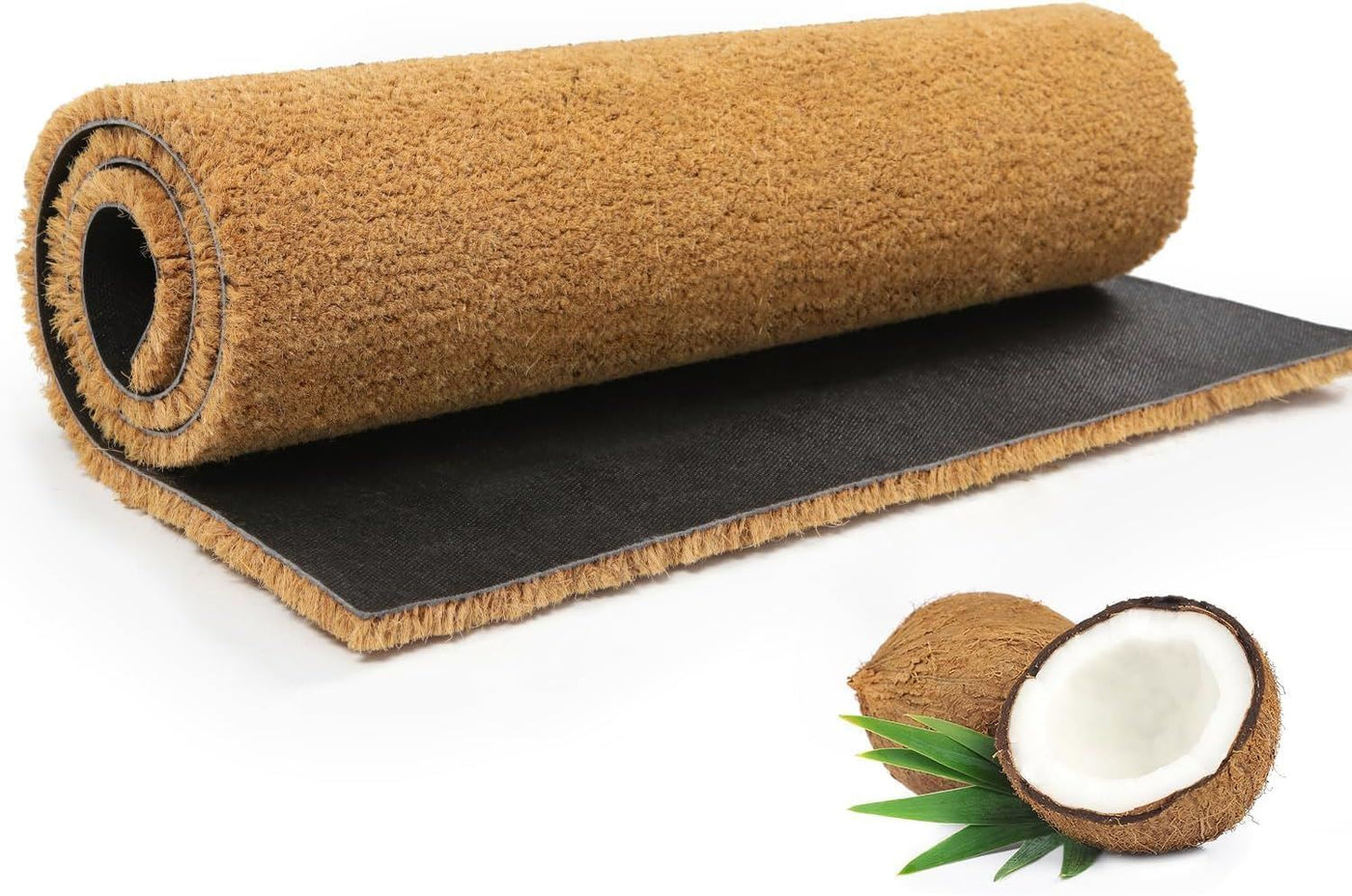 Plain Coir 100cm x 175cm - Brown