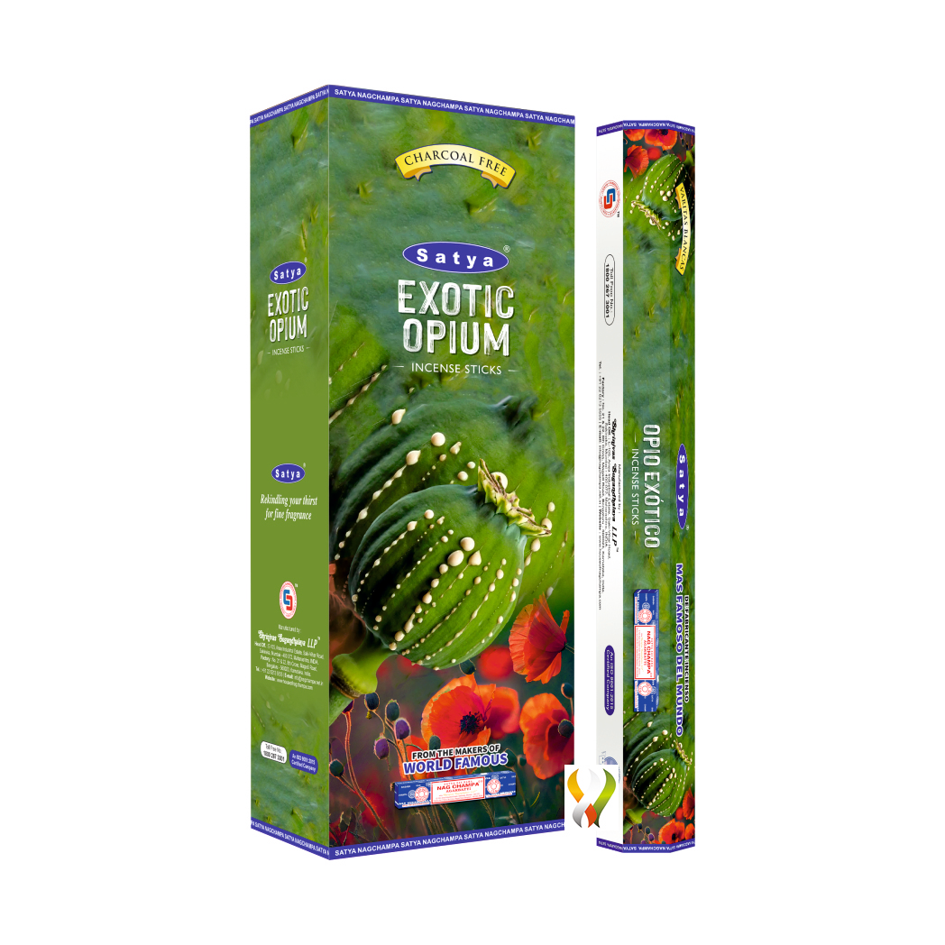 Satya Exotic Opium Hexa - 120 Sticks