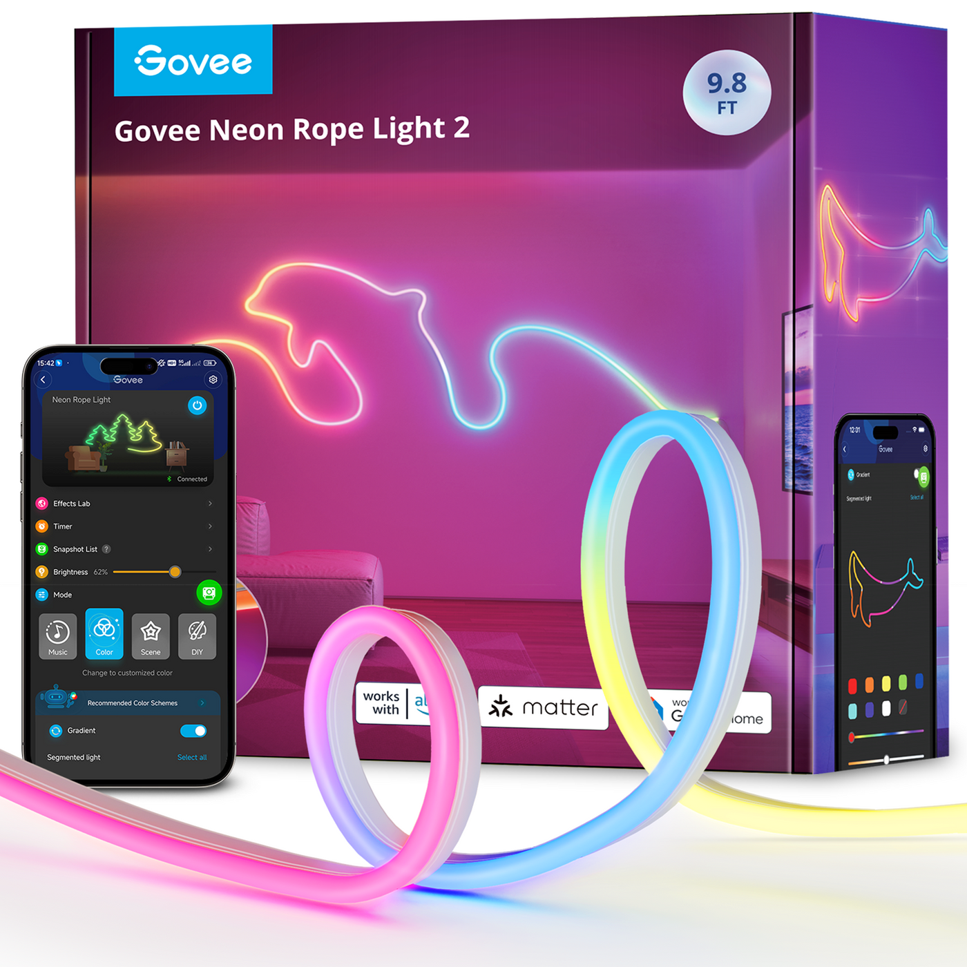 Govee Neon Rope Light 2 3M