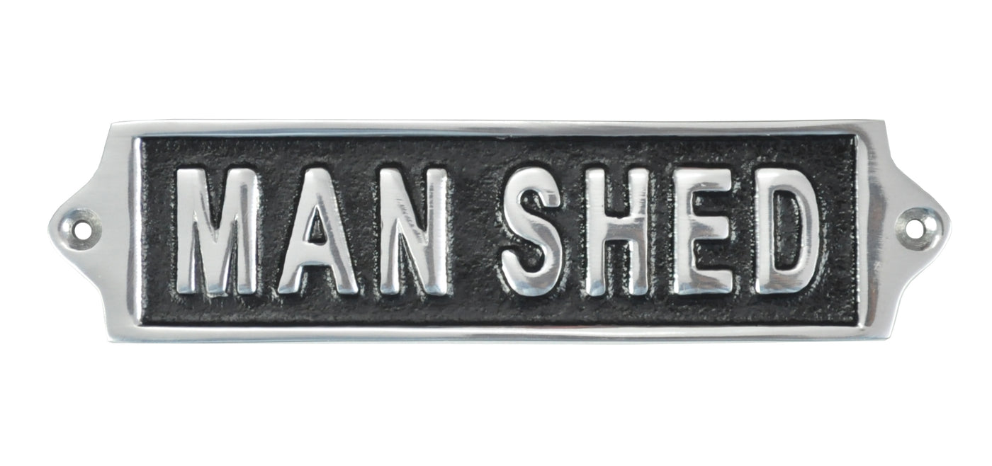 18CM Man Shed Wall Sign