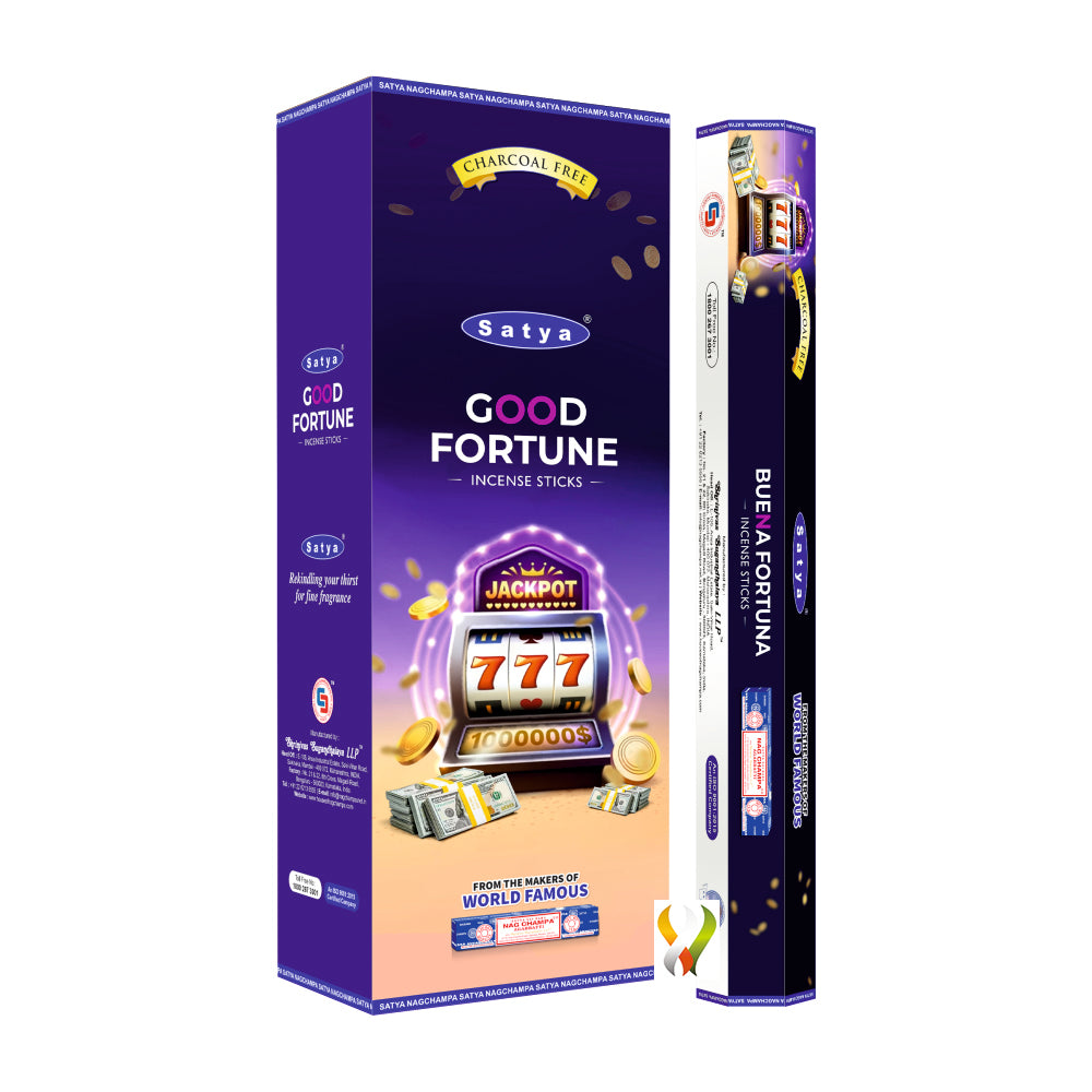 Satya Good Fortune Hexa - 120 Sticks