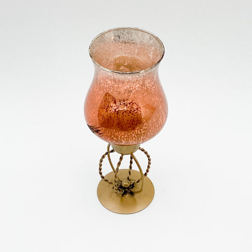 10" Gold Candle Holder