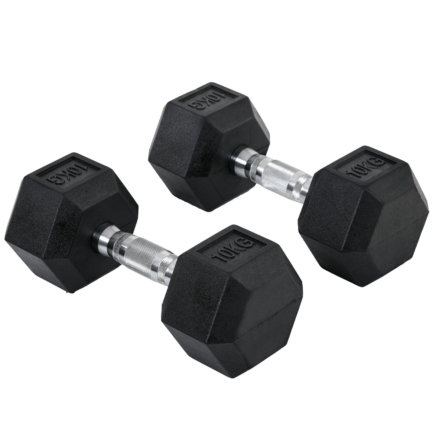 Hexagonal Dumbbells Kit 2x10kg