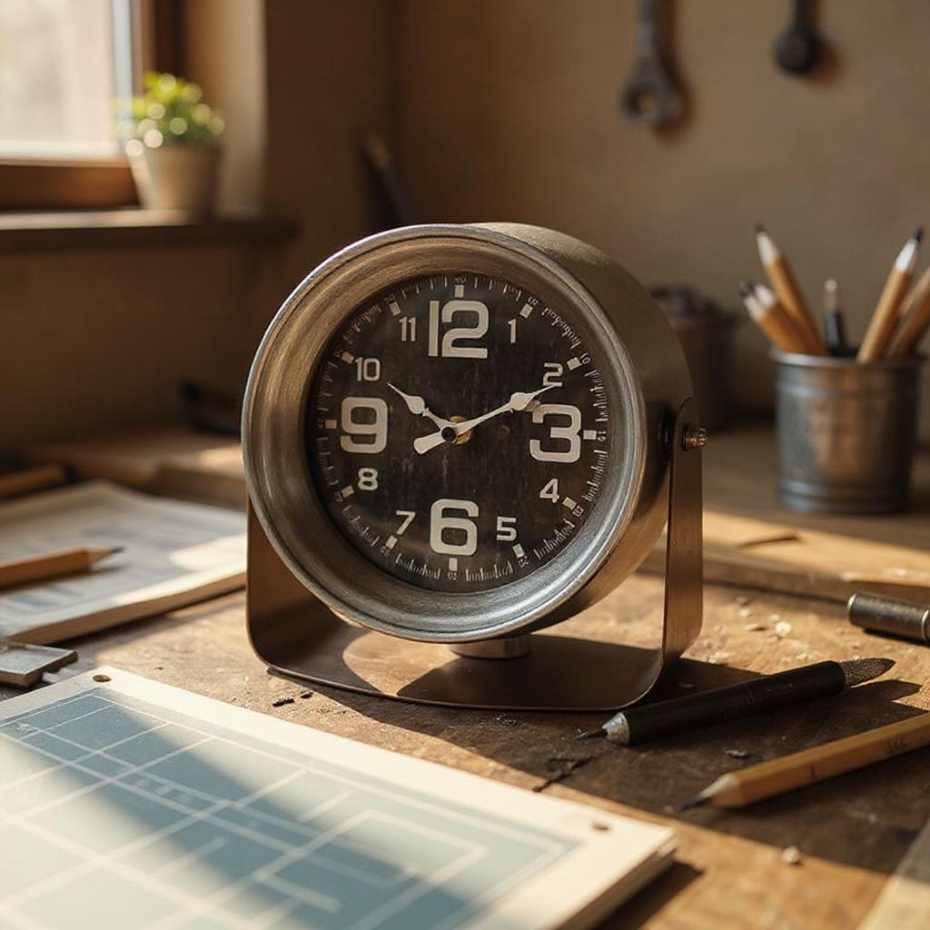 20CM Table Clock - Travel Clock