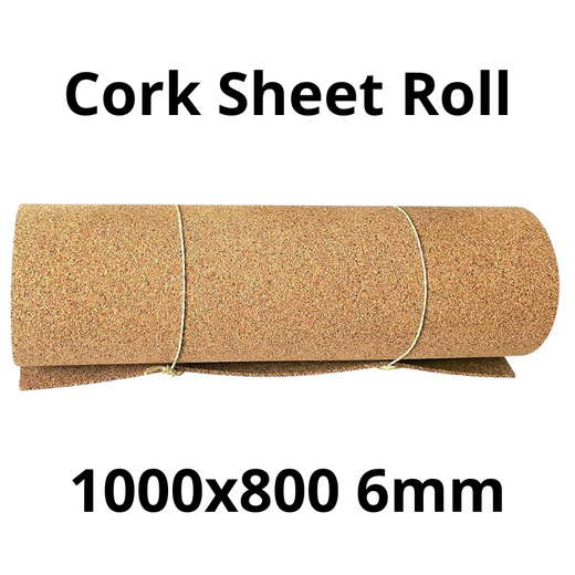1000x800mm Cork Sheet Roll 6mm Thick — DIY Décor & Model Projects