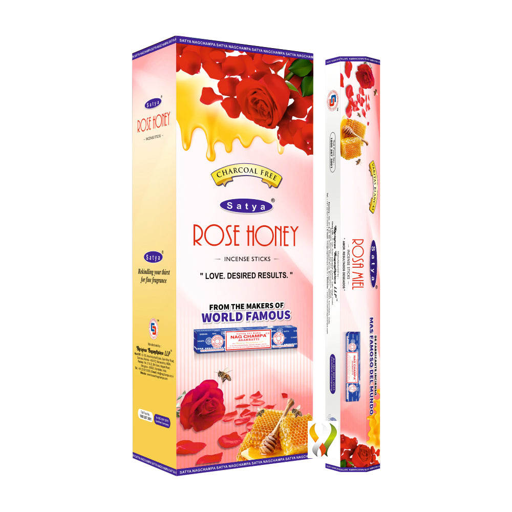 Satya Rose Honey Hexa - 120 Sticks