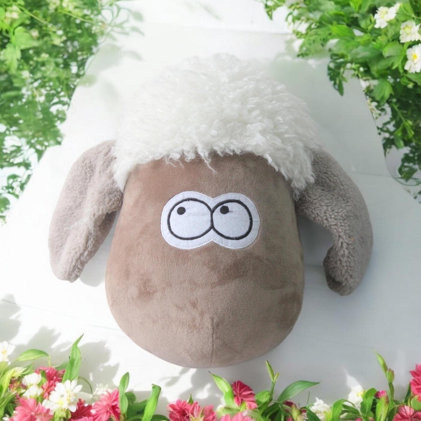 30CM Sheep Head Wall Hanger — Friendly, Honest, Slightly Funny!