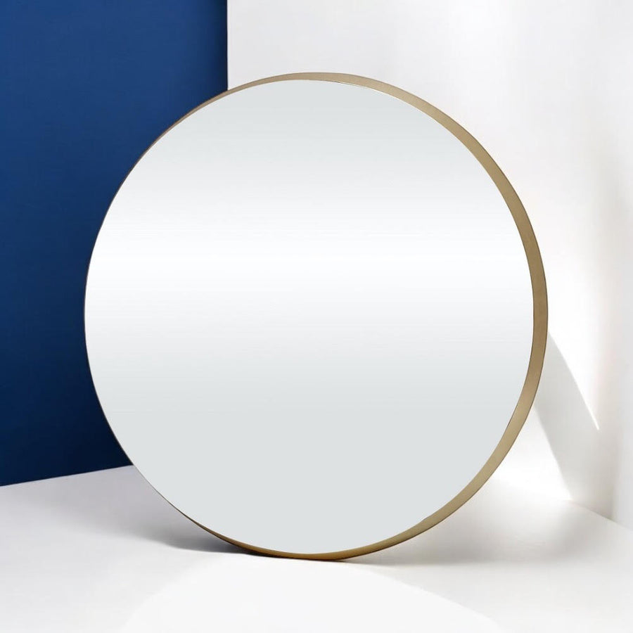 50x50cm Gold Bevelled Mirror