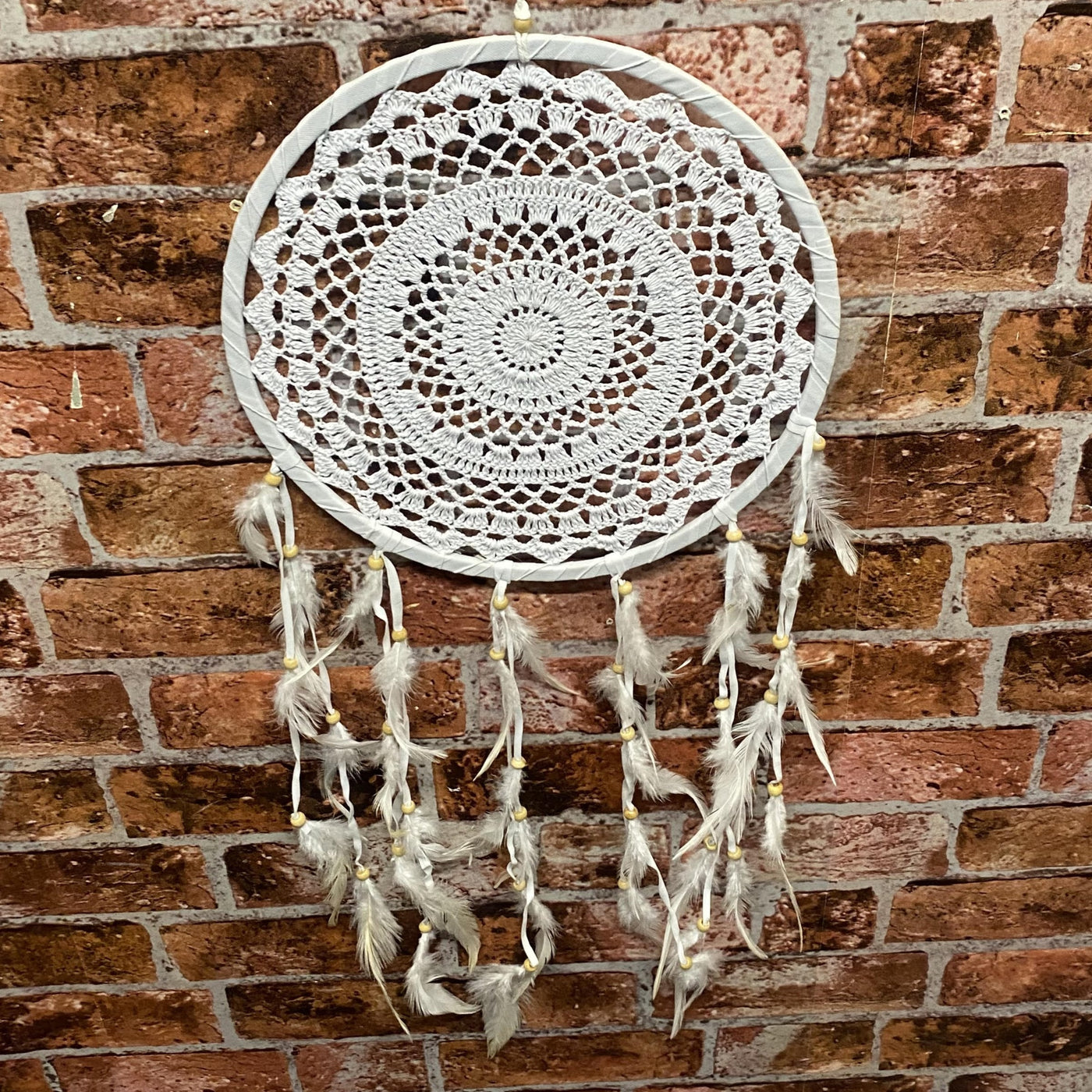 30CM White Dream Catcher Wind Chime — Catching Dreams, Not Attention