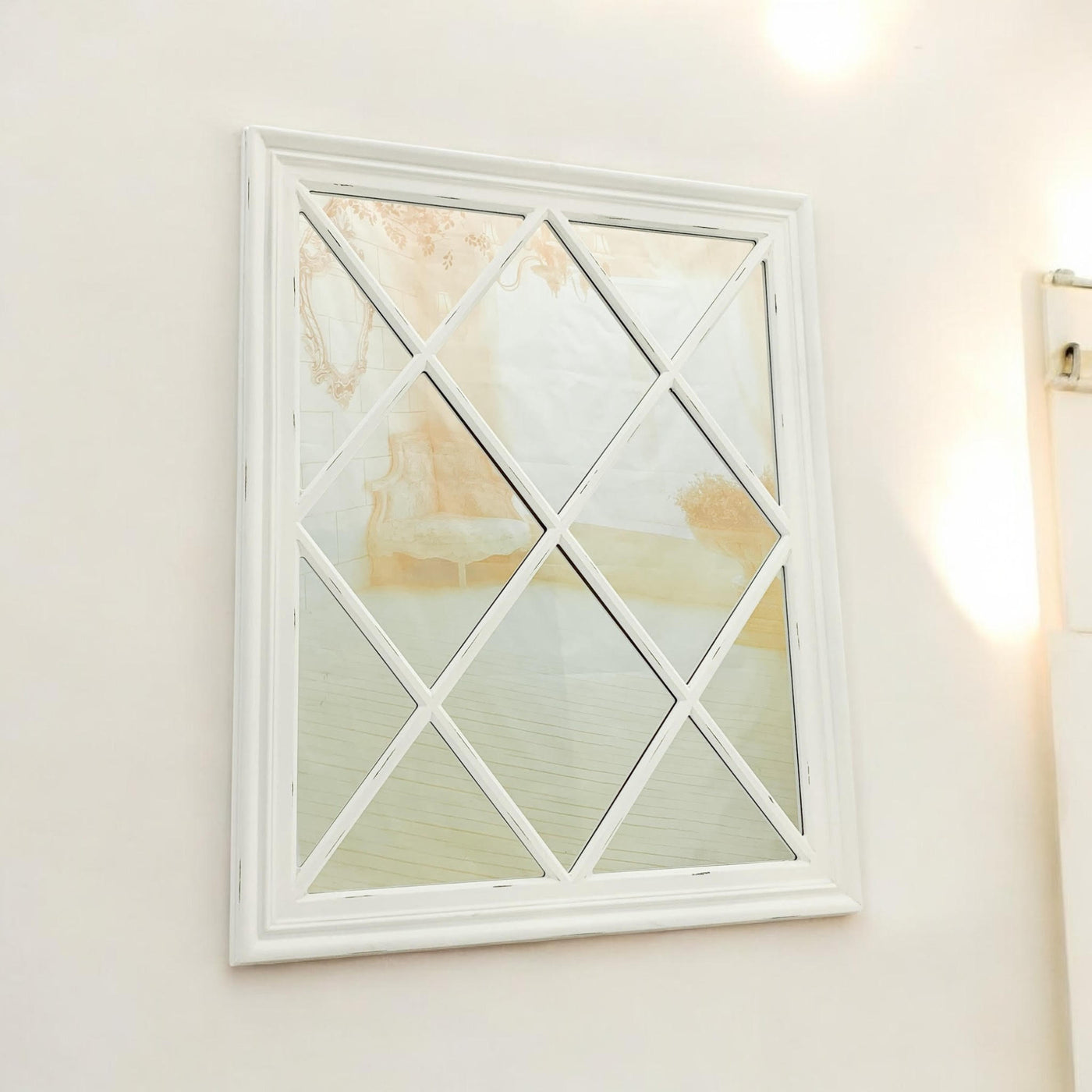 80 x 100cm White Mirror