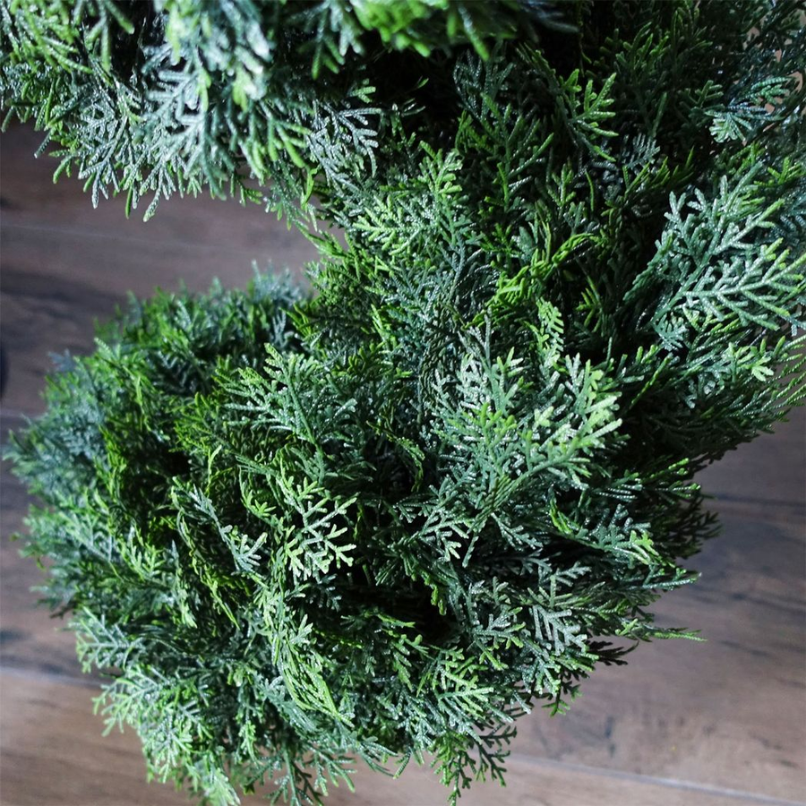 120cm Spiral Cedar Artificial Topiary