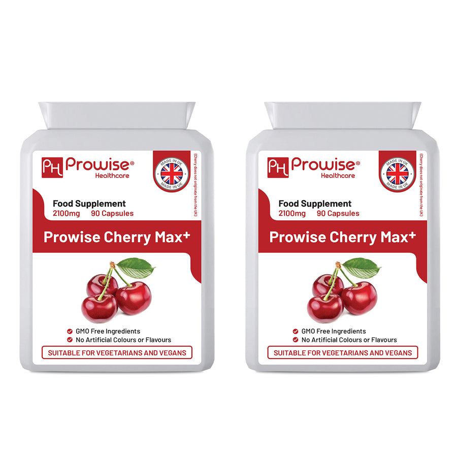 Cherry Max+ 2100mg (Pack of 2) 90 Vegan Capsules