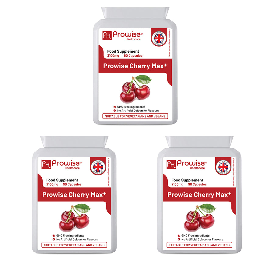 Cherry Max+ 2100mg (Pack of 3) 90 Vegan Capsules