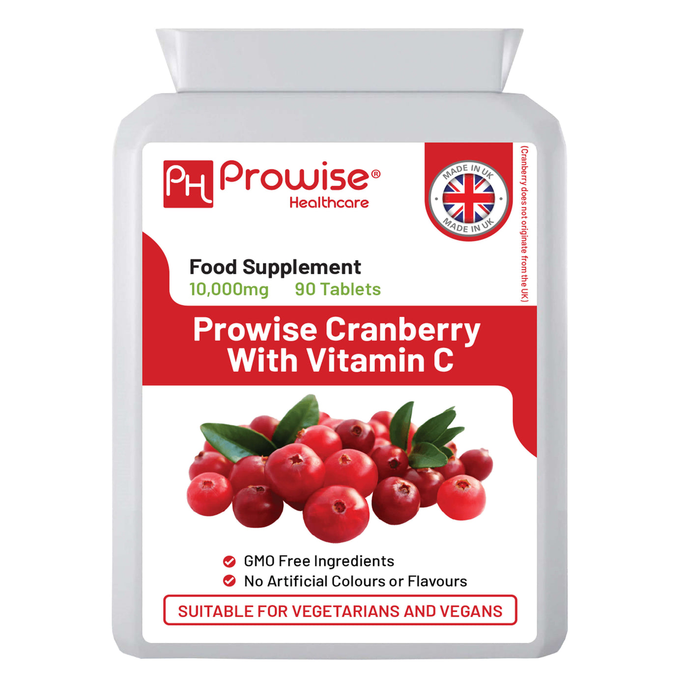 Prowise Cranberry With Vitamin C Tablets