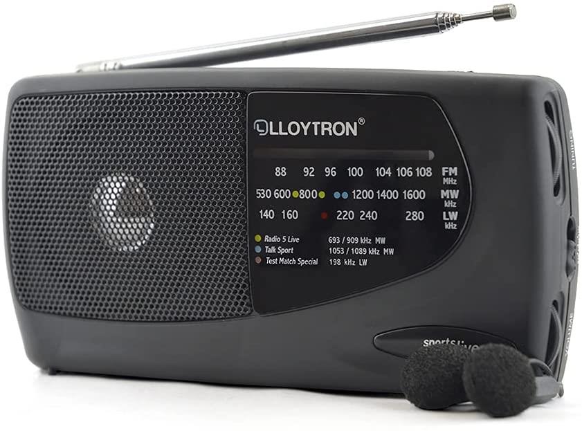 Lloytron 3 Band Sports Personal Radio with Earphones