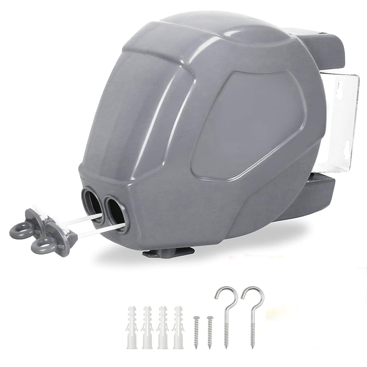 30m Retractable Washing Line - Grey