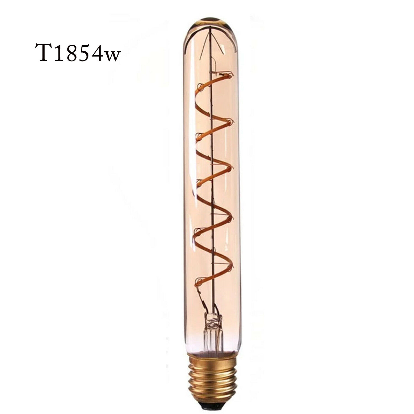LED E27 T185 4W Non-Dimmable Filament Glass Retro Warm White