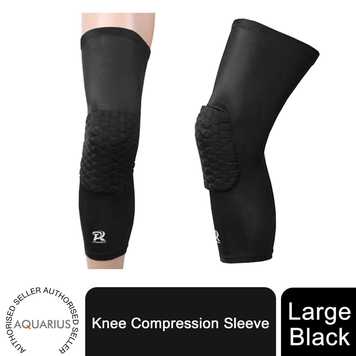 Knee Compression Sleeve, Large, Black