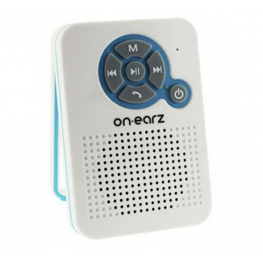 ON.EARZ Parleur Wireless Bluetooth Speaker for Bathroom, White