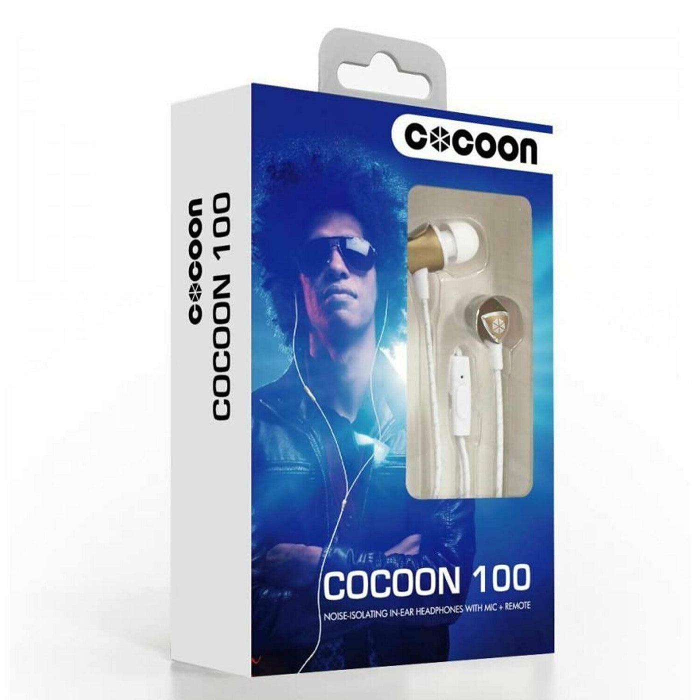 Cocoon 100 Series Noise-Isolating In-Ear Headphones - Gold