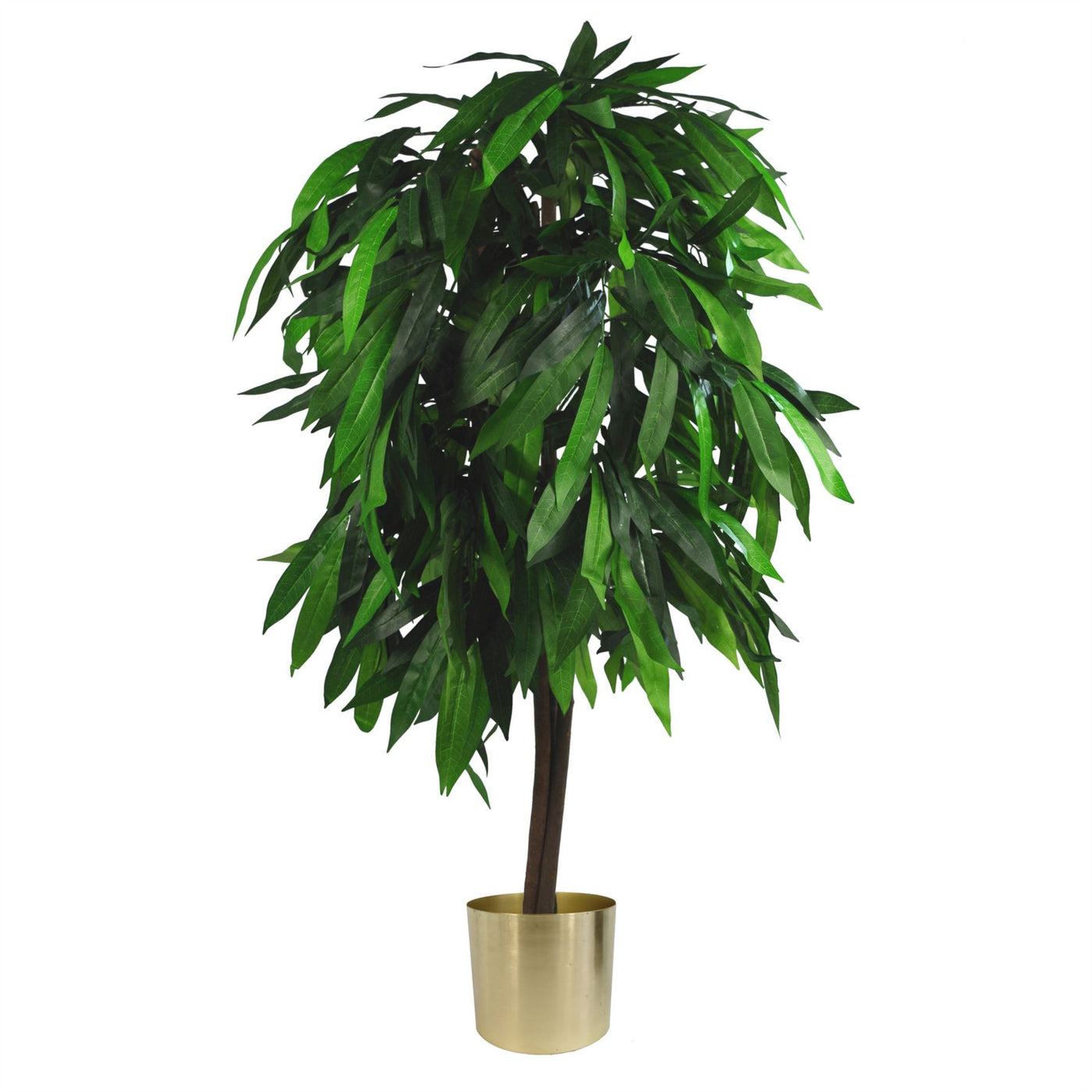 120cm Artificial Mango Tree Plant with Metal Planter