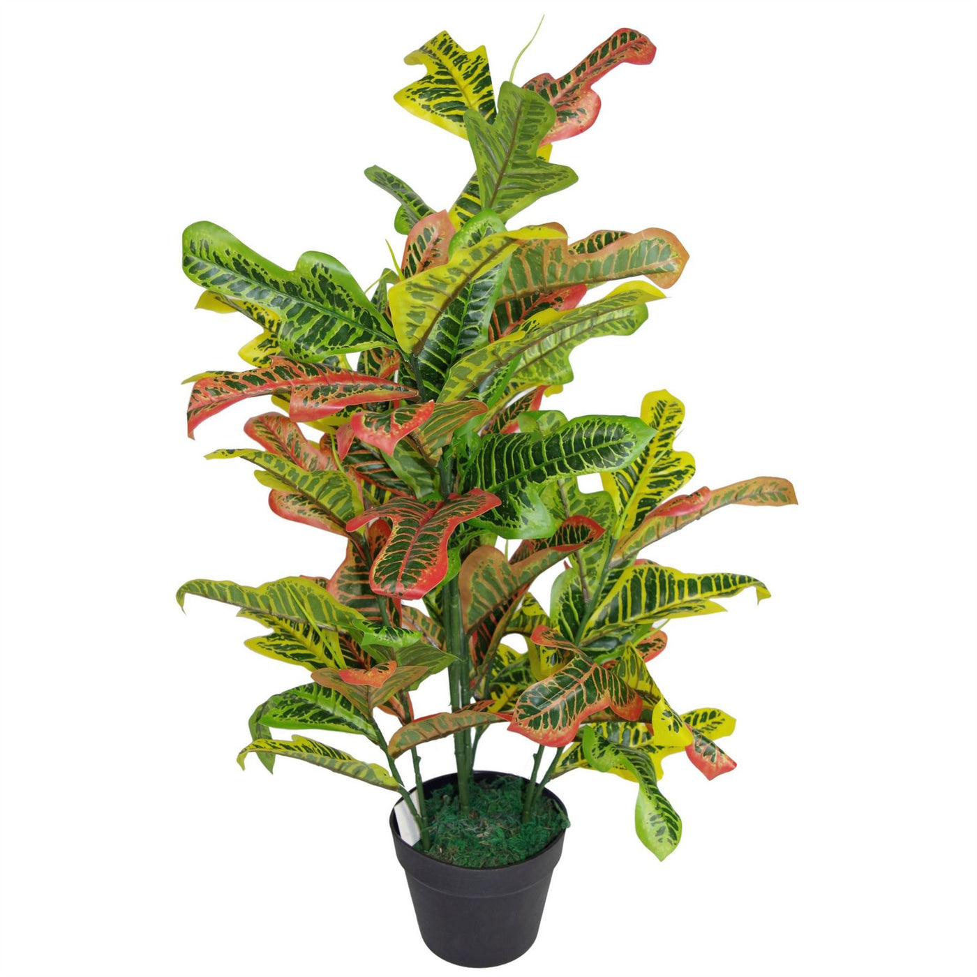 90cm Artificial Codiaeum Multicoloured House Plant