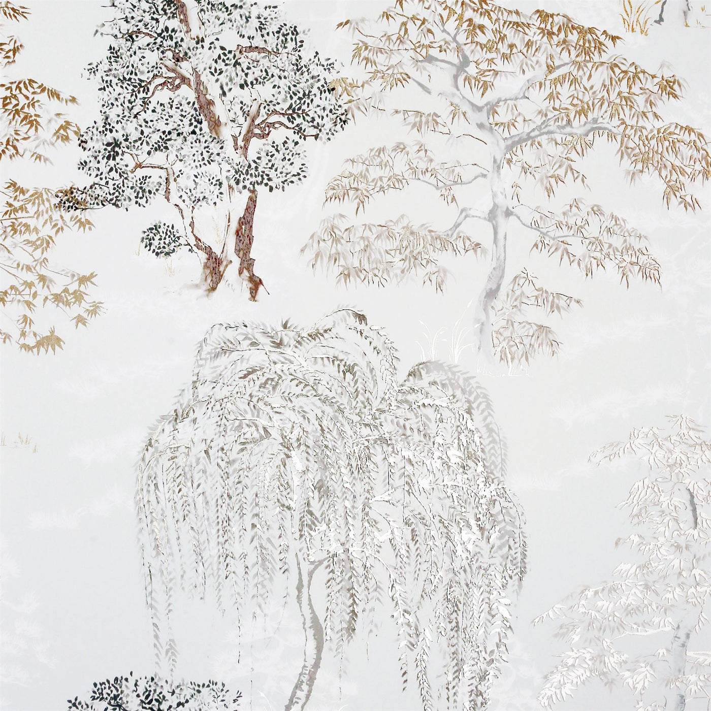 Oriental Garden Natural Wallpaper sw12