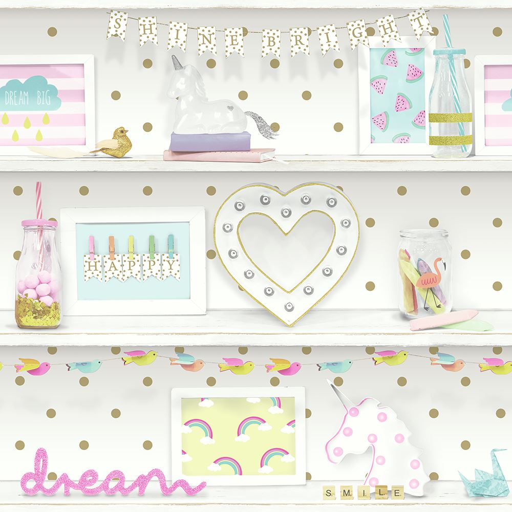 Girl's Life Multi SW12 Wallpaper