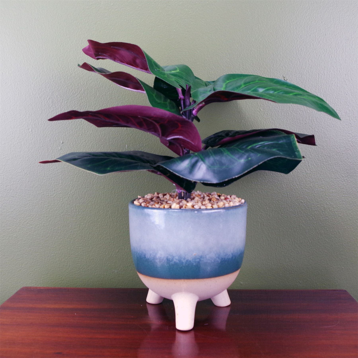 35cm Artificial Ficus Plant in Ceramic Planter