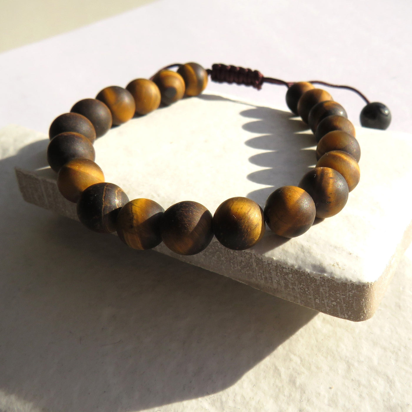 Men's Tiger's Eye Adjustable Bracelet