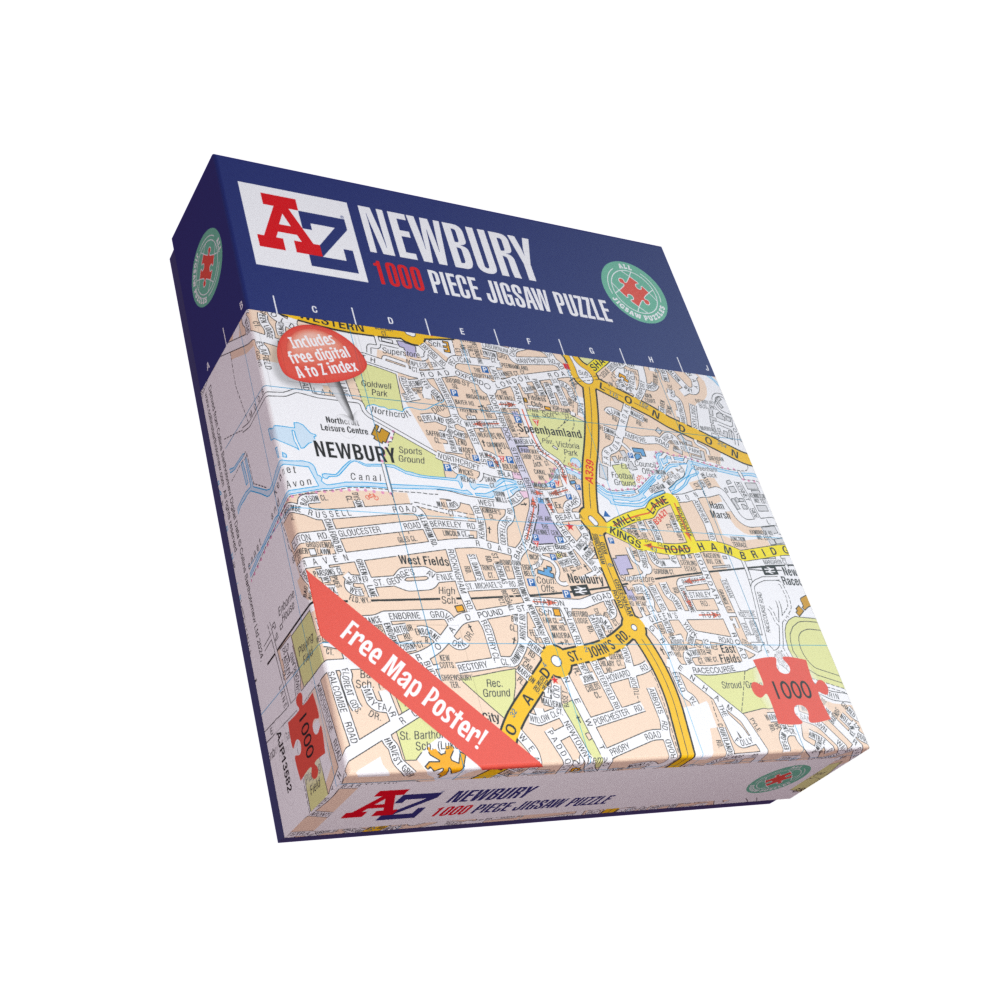 A to Z Map of Newbury 1000 Piece Jigsaw Puzzle