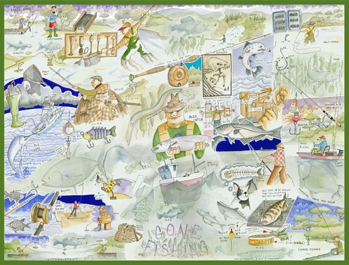 Fishing 1000 Piece Jigsaw Puzzle
