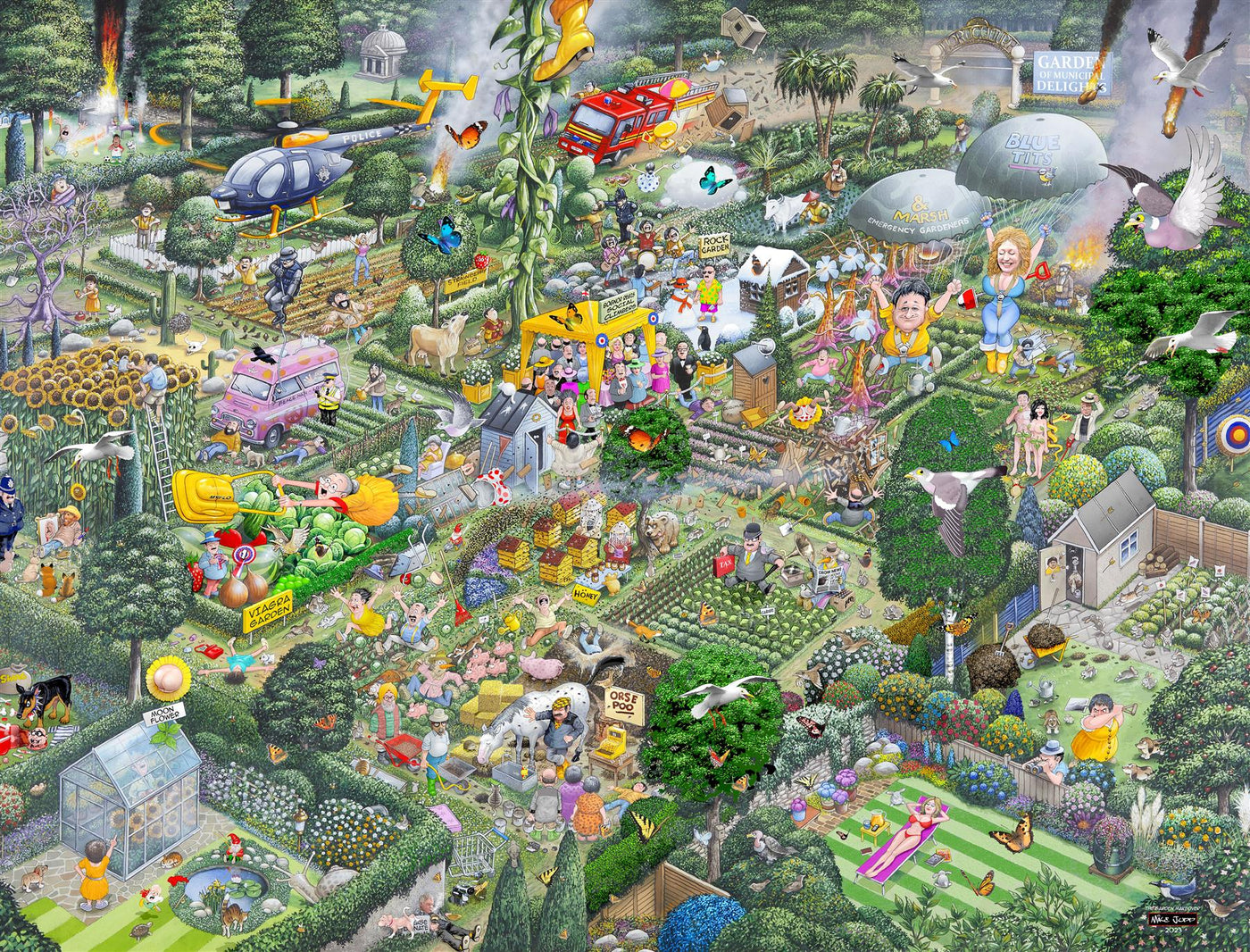 Mike Jupp I Love Gardening 1000 Piece Jigsaw Puzzle