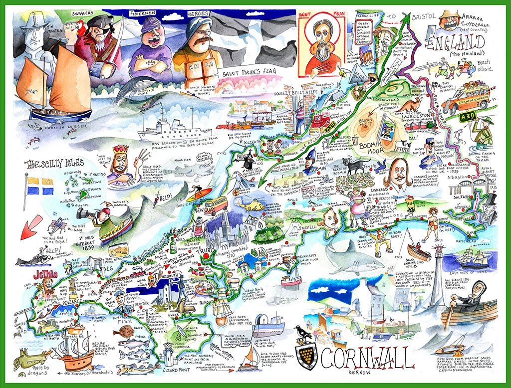 Cornwall 1000 Piece Jigsaw Puzzle