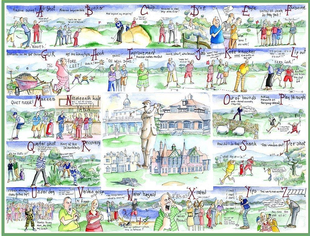 Golf Tim Bulmer 1000 Piece Jigsaw Puzzle