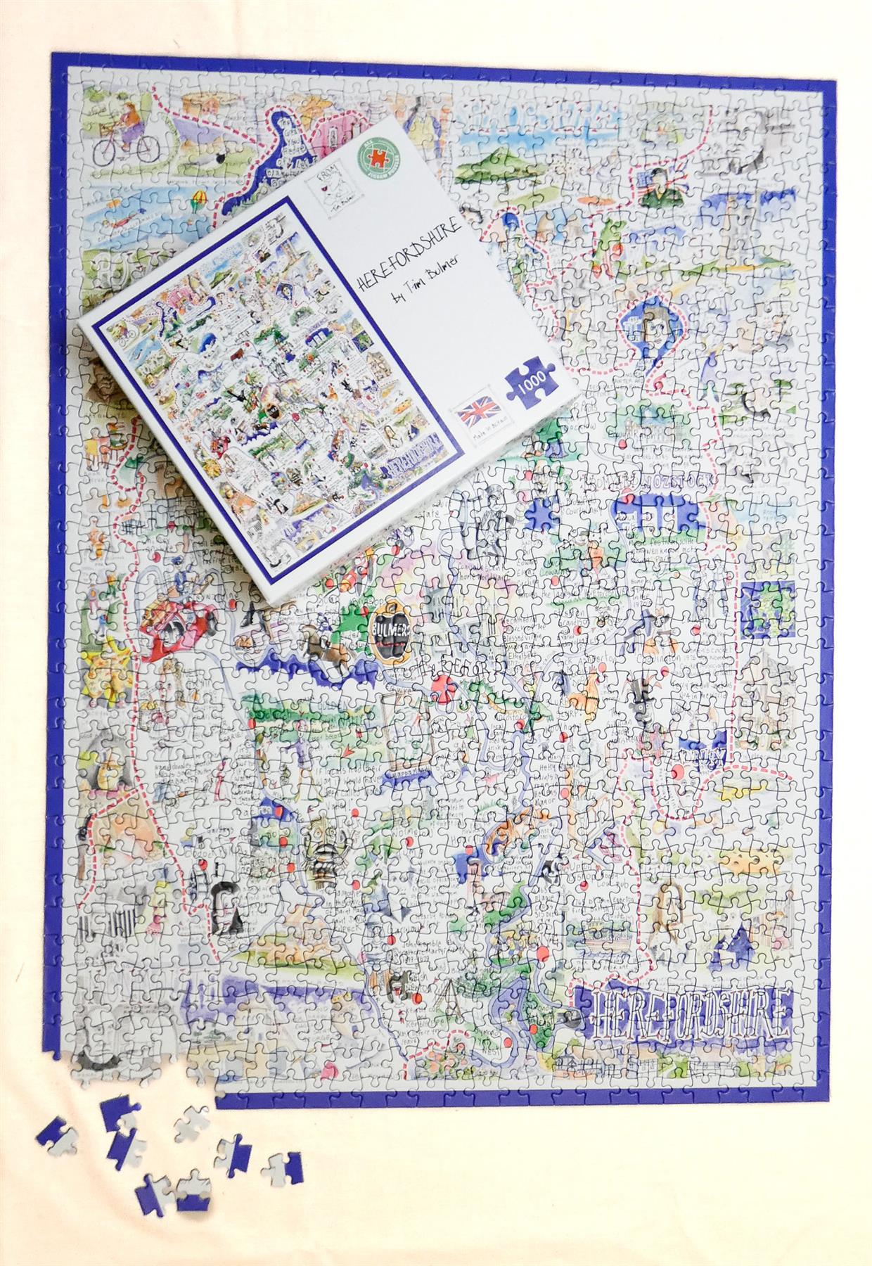 Herefordshire 1000 Piece Jigsaw Puzzle