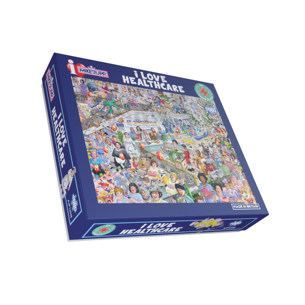 Mike Jupp 'I Love Healthcare' 1000 Piece Jigsaw Puzzle