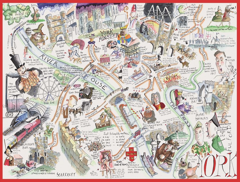 York - Tim Bulmer 1000 Piece Jigsaw Puzzle