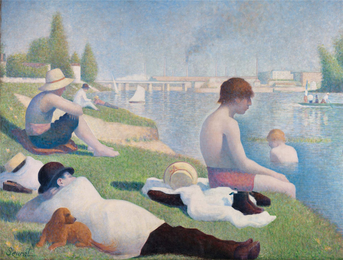Bathers at Asnières - National Gallery 1000 Piece Jigsaw Puzzle