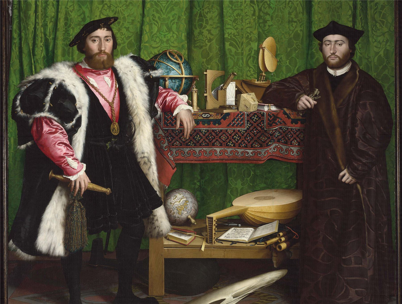 Jean de Dinteville and Georges de Selve ('The Ambassadors') National Gallery 1000 Piece Jigsaw Puzzle