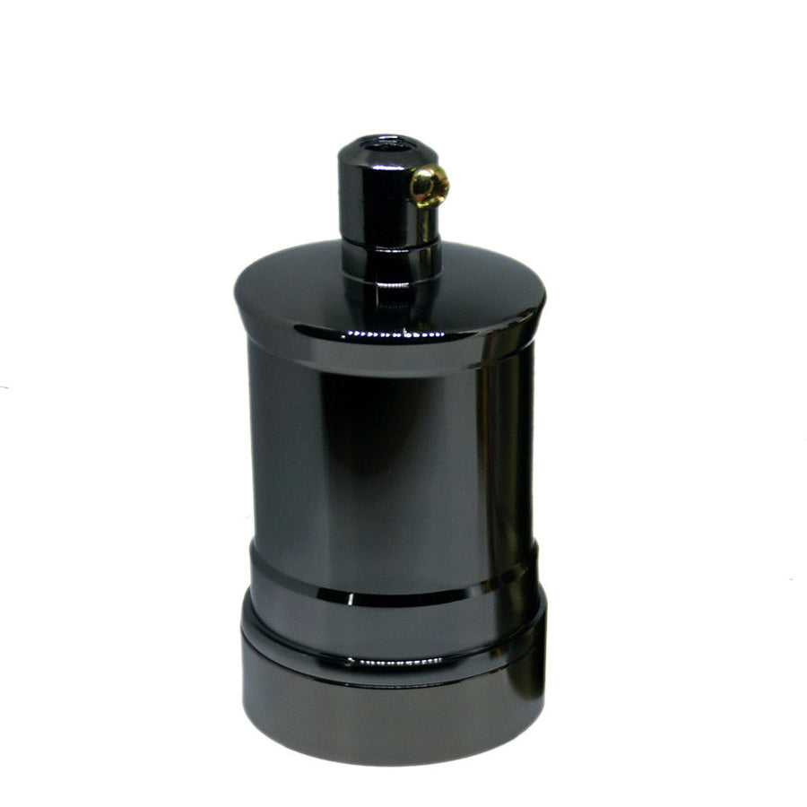 Black E27 Vintage Industrial Lamp Light Bulb Holder