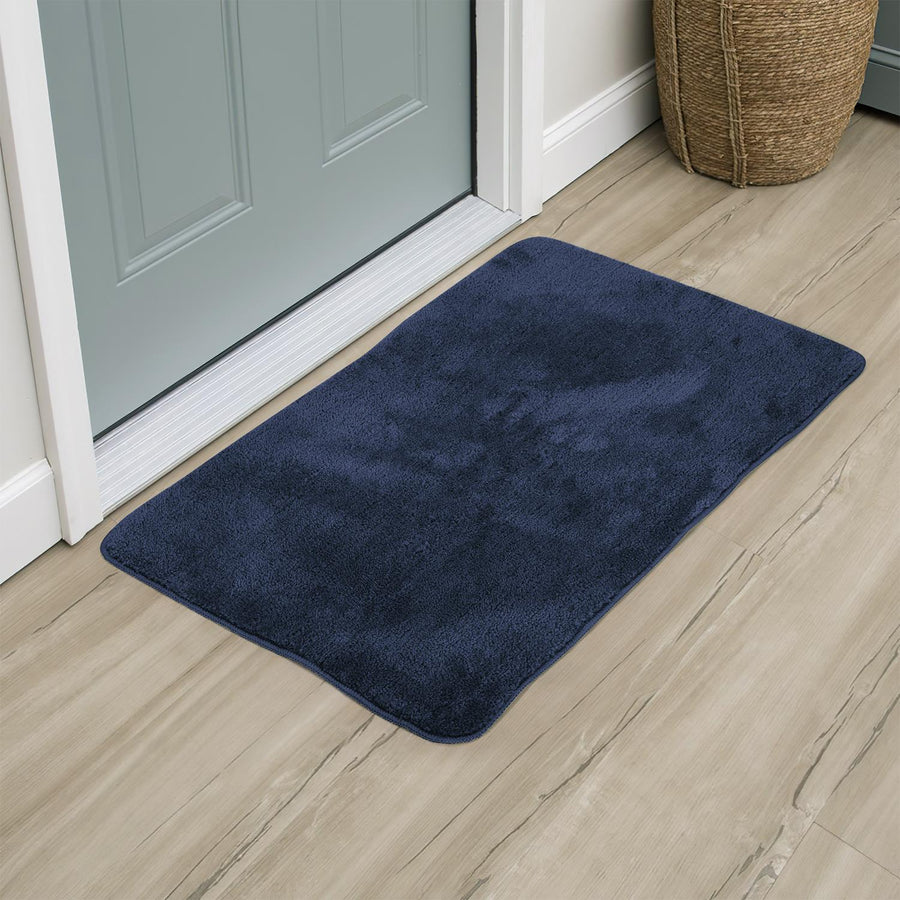 Vinsani Bath Mat 50 x 80 cm Navy