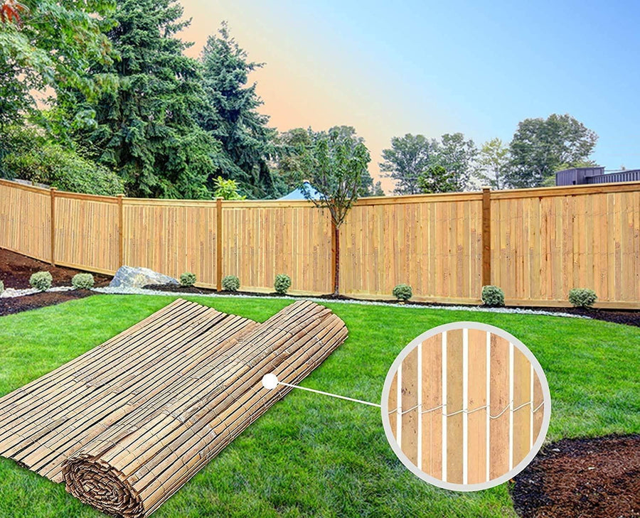 Bamboo Slatted Fence 1.8m x 4 m