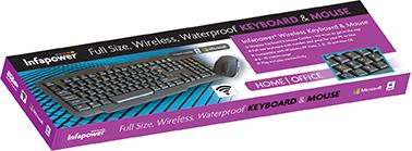 Infapower Wireless Bluetooth Keyboard & Mouse Combo X206