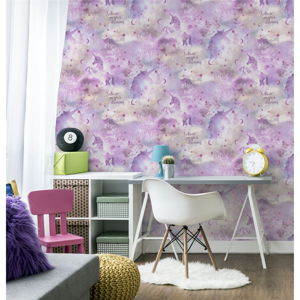 Galaxy Unicorn Blush Multi sw12 Wallpaper