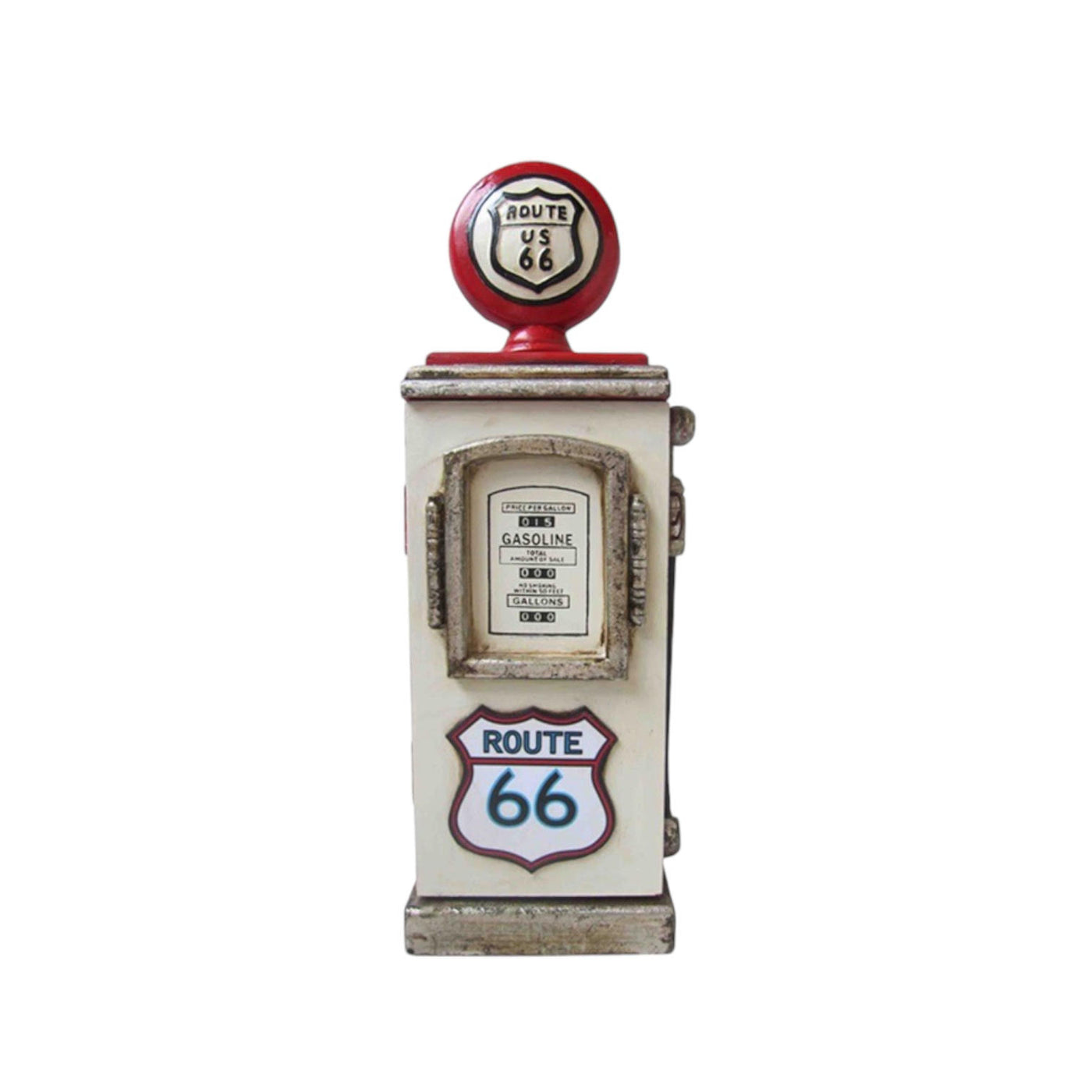 48CM Red & White Wooden Key Box